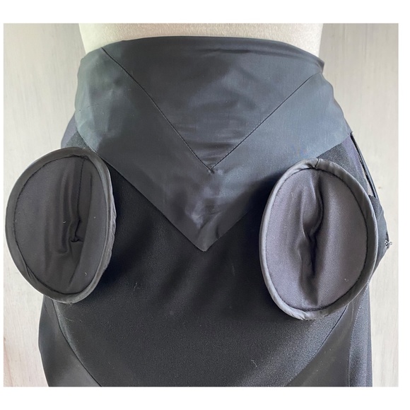 SOLD  $$$  CARMEN MARC VALVO Sexy Sheer Low Back Ball Gown - Picture 8 of 8